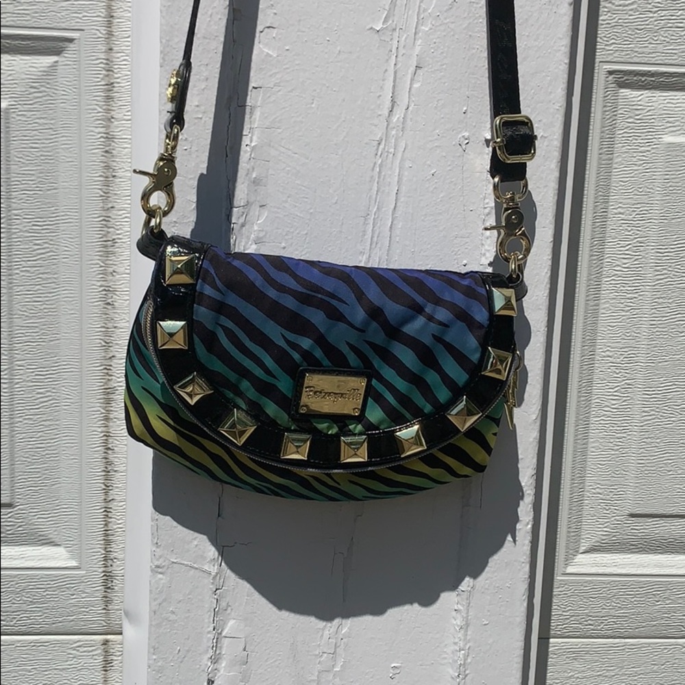Betsy Johnson Tiger Striped Crossbody Purse